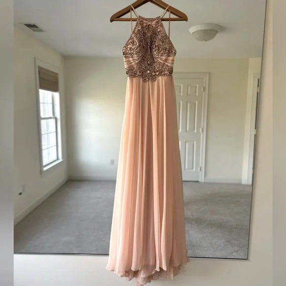 Jovani | Dresses | Peach Jovani Prom Dress | Poshmark